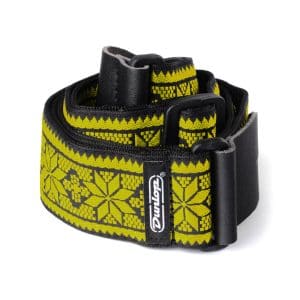 Jim Dunlop – Jacquard Guitar Strap – Fillmore Yellow – D67-02YE 2