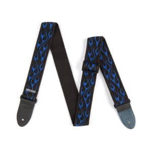 Jim Dunlop – Classic Guitar Strap – Flambe Blue – D38-11BL 1