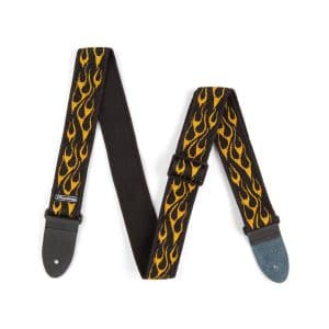 Jim Dunlop - Classic Guitar Strap - Flambe Yellow - D38-11OY