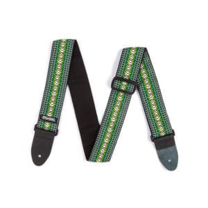 Jim Dunlop - Jacquard Guitar Strap - Matrix Green - D67-04GN