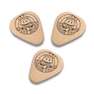 Jumping Cow - 3 x Synthetic Felt Picks - For Ukulele & Banjo - Three Picks