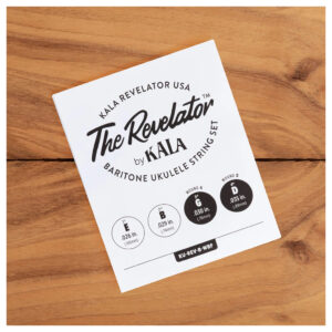 Kala Revelator Ukulele Strings - Baritone DGBE Tuning - Brown Fluorocabon with Wound D & G - KU-REV-B-WBF