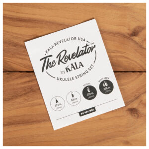 Kala Revelator Ukulele Strings - Concert & Tenor Low G GCEA Tuning - Brown Fluorocabon with Wound G & C - KU-REV-WBF