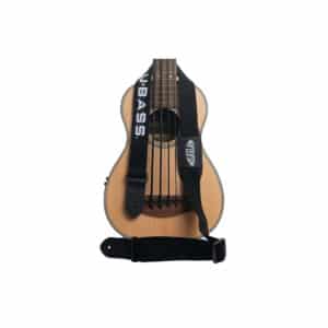 Kala – UBass – Bass Ukulele Strap – Nylon – With Embroidery – Black 1