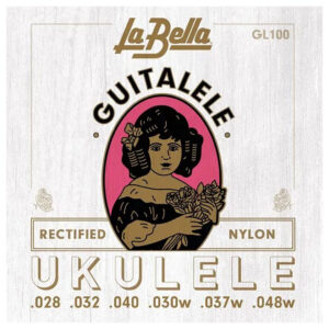 Guitalele - Guilele Strings - La Bella GL100 - Nylon - Silver Plated Copper - A Tuning - AECGDA