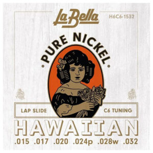 Lap Steel Guitar Strings - La Bella H6C6-1532 - Pure Nickel - Hawaiian C6 Tuning