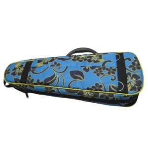 Lanikai Ukulele Case – Heavy Duty Hard Gig Bag – Floral – Concert 4