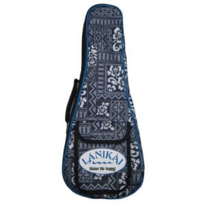 Lanikai Ukulele Case – Heavy Duty Reinforced Gig Bag – Tribal – Soprano 4