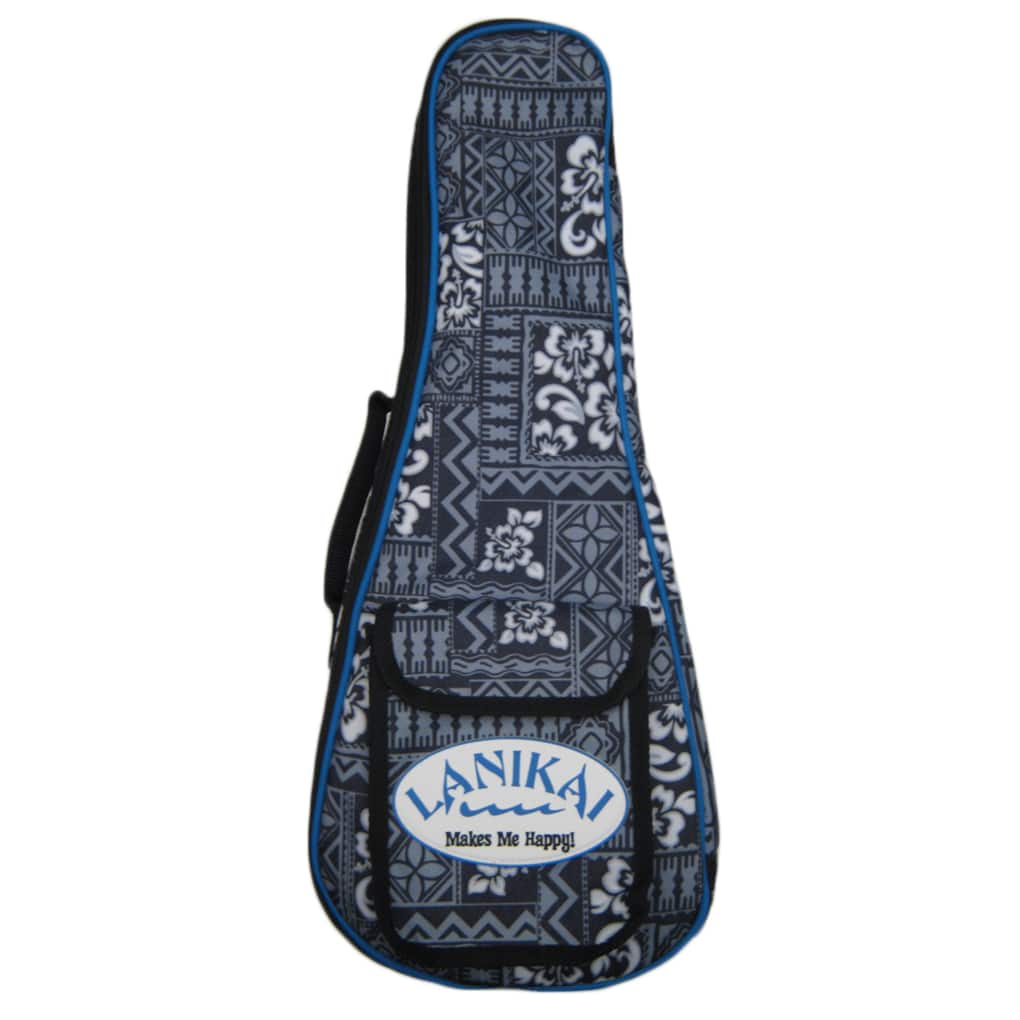 Lanikai Ukulele Case – Heavy Duty Reinforced Gig Bag – Tribal – Soprano 4