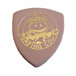 Jumping Cow - Leather Pick - For Ukulele & Banjo - Light Pink - Slim - Single Pick