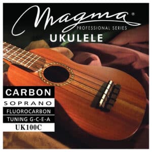 Ukulele Strings - Magma UK100C - Fluorocarbon - Soprano Set - GCEA High G Tuning