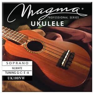 Ukulele Strings - Magma UK100NW - Nylwhite - Soprano Set - GCEA High G Tuning