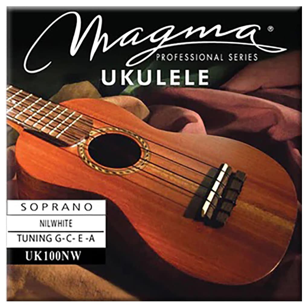 Ukulele Strings – Magma UK100NW – Nylwhite – Soprano Set – GCEA High G Tuning 1