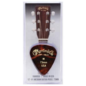 Martin – Celluloid Guitar Picks – 351 Shape – Medium – 0