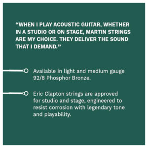 Acoustic Guitar Strings – Martin MEC12LTD20 – Eric Clapton Signature Strings – Clapton’s Choice – 20th Anniversary Limited Edition – Phosphor Bronze – Light – 12-54 3