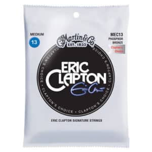Acoustic Guitar Strings - Martin MEC13 - Eric Clapton Signature Strings - Clapton's Choice - Phosphor Bronze - Medium - 13-56