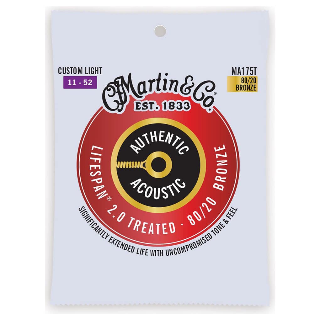 Acoustic Guitar Strings – Martin MA175T – Authentic Acoustic Lifespan 2