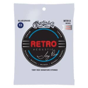 Acoustic Guitar Strings - Martin MTR13 - Retro - Tony Rice Signature - Monel - Nickel/Copper - Bluegrass - 13-56