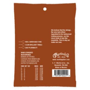 Mandolin Strings – Martin M400 – 80/20 Bronze – Standard Light – 10-34 – Loop End 2