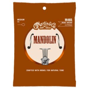 Mandolin Strings - Martin M465 - Monel - Nickel/Copper - Medium - 11-40 - Loop End