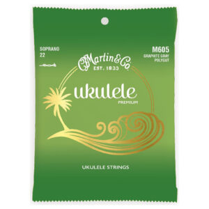 Premium Ukulele Strings – Martin M605 – Graphite Gray Polygut – Soprano Set – GCEA High G Tuning 1