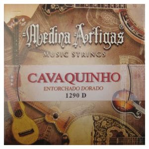 Medina Artigas Cavaquinho Strings - 1290D - Steel & Golden Alloy Wound