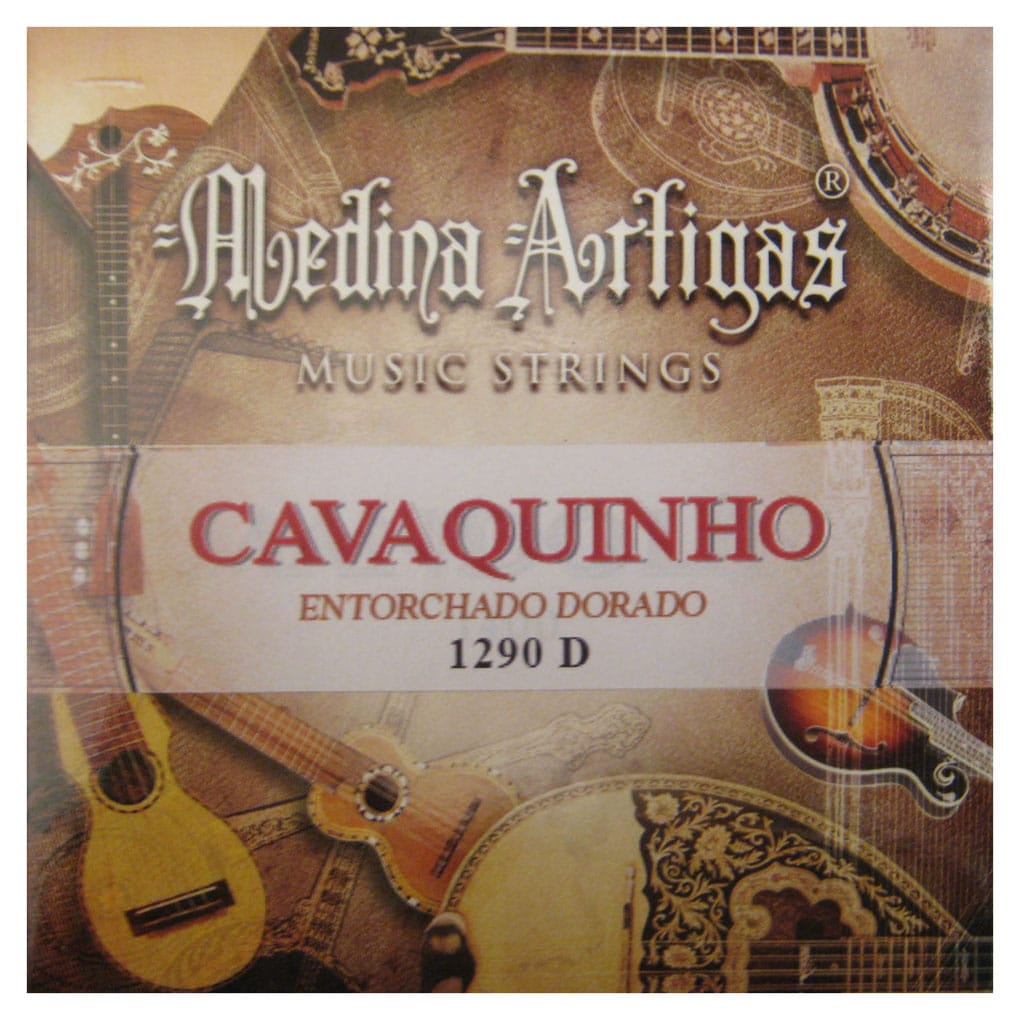 Medina Artigas Cavaquinho Strings – 1290D – Steel & Golden Alloy Wound 1