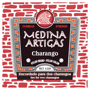 Medina Artigas Charango Strings – 1220D – Black Nylon – Double Pack – Suitable for Stringing Two Charangos 1