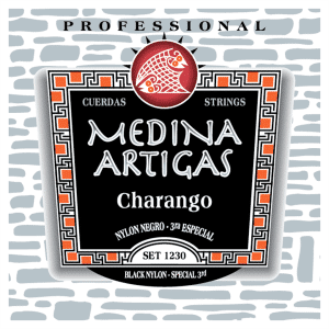 Medina Artigas Charango Strings - 1230 - Black Nylon with Special Wound 3rd