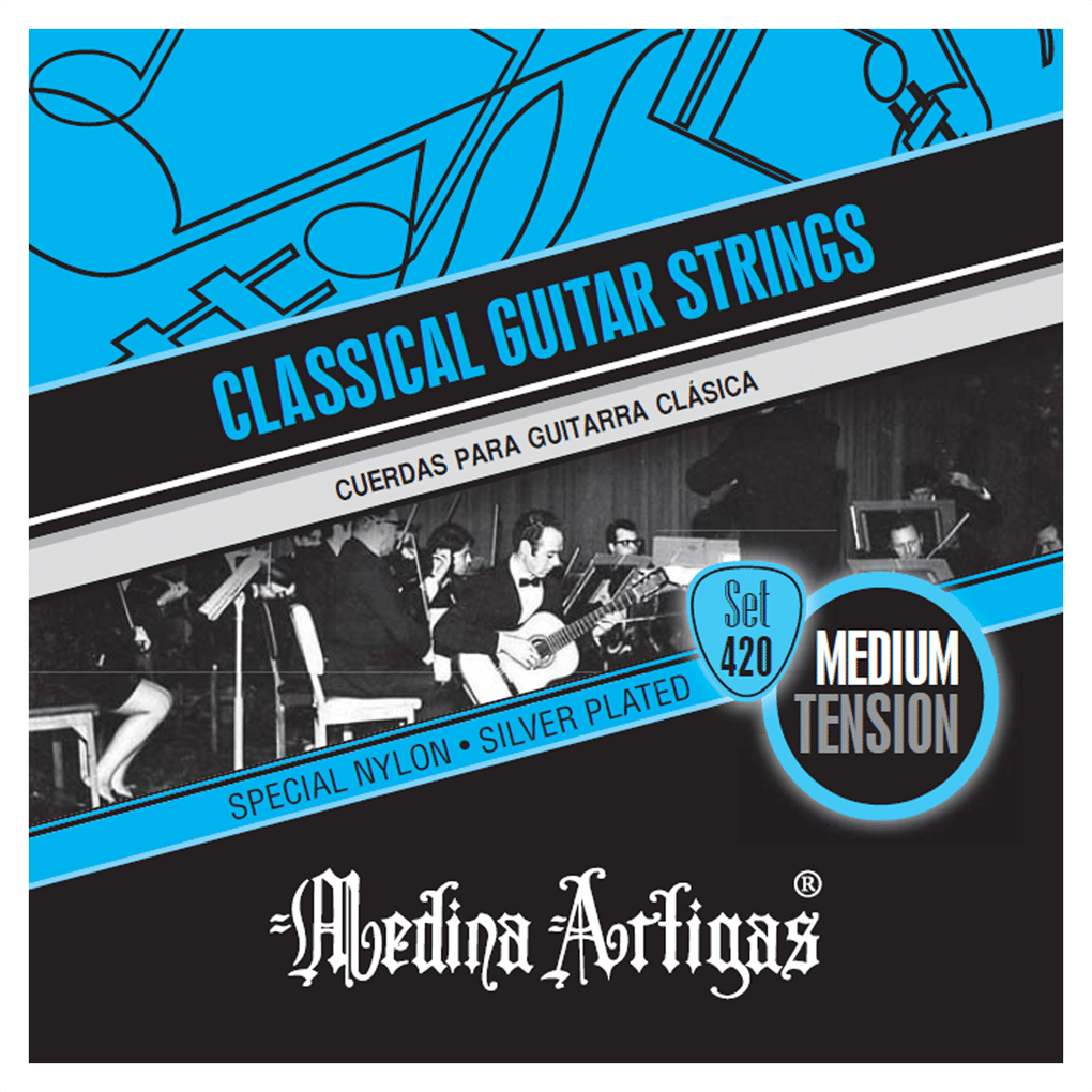 Medina Artigas – Classical Guitar Strings – 420 – Medium Tension 1