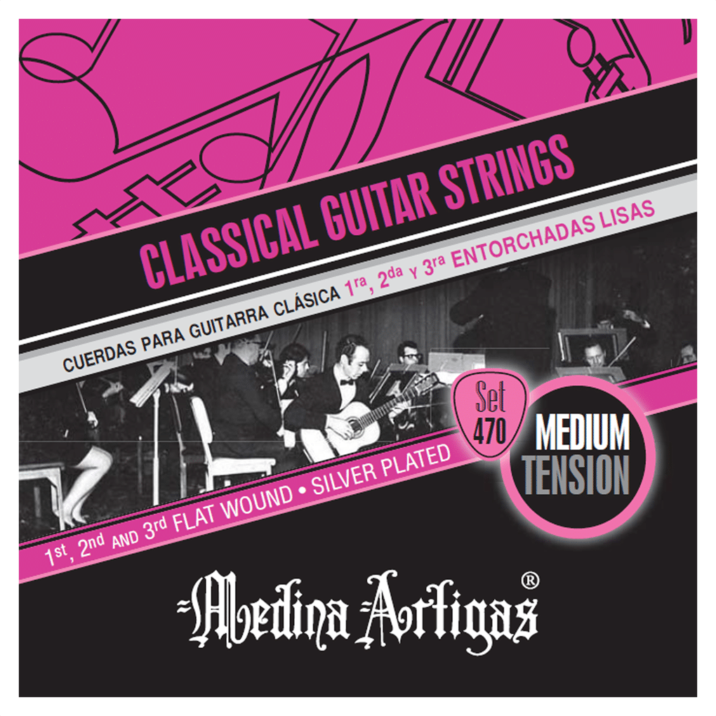 Medina Artigas – Classical Guitar Strings – 470 – Medium Tension 1