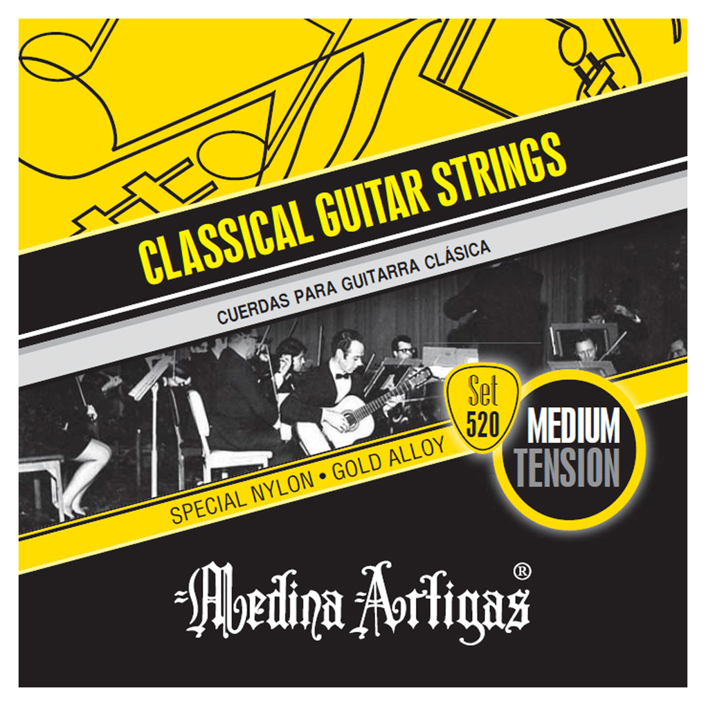 Medina Artigas – Classical Guitar Strings – 520 – Medium Tension 1