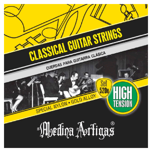 Medina Artigas – Classical Guitar Strings – 520H – High Tension 1