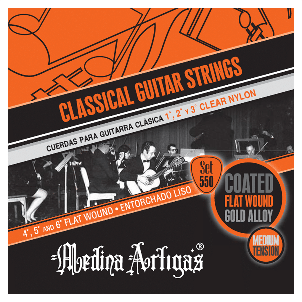 Medina Artigas – Classical Guitar Strings – 550 – Medium Tension 1