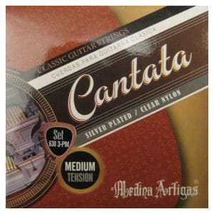 Medina Artigas - Cantata Professional Classical Guitar Strings - 630-3PM - Medium Tension with Special 3rd String