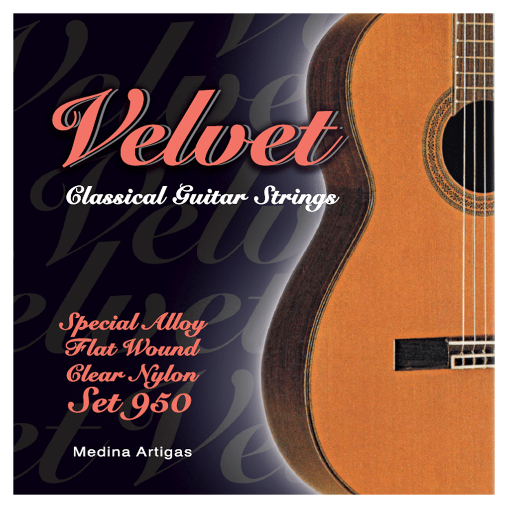 Medina Artigas – Velvet Classical Guitar Strings – 950 – Medium Tension 1