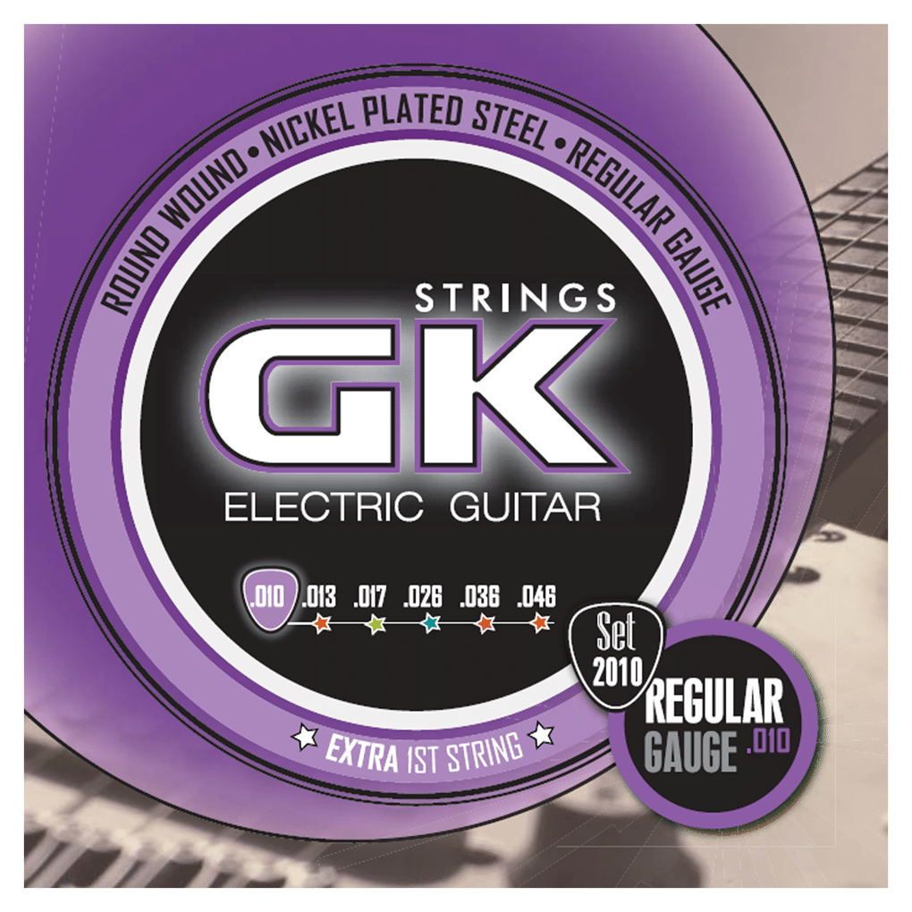 Medina Artigas – GK Electric Guitar Strings – 2010 – Regular Gauge – 10-46 – Round Wound – Nickel Plated Steel – With Extra 1st String 1