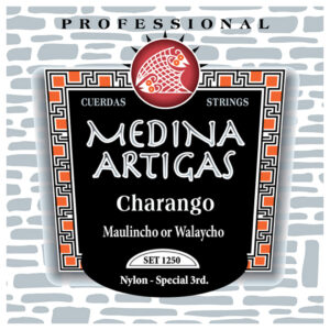 Walaycho - Maulincho Strings - Medina Artigas - 1250 - Black Nylon with Special Wound 3rd