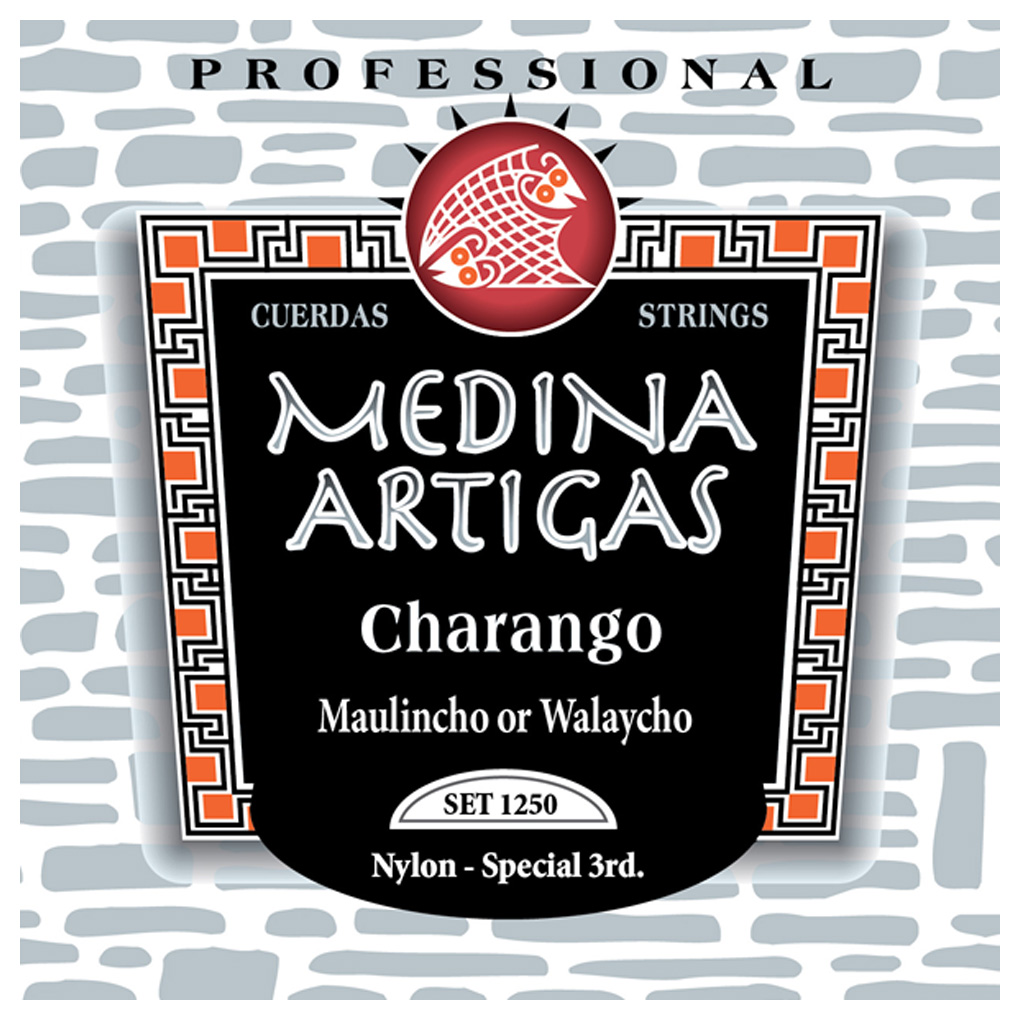 Walaycho – Maulincho Strings – Medina Artigas – 1250 – Black Nylon with Special Wound 3rd 1