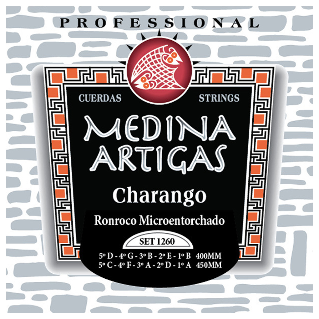 Ronroco Strings – Medina Artigas – 1260 – Argentinian DGBEB Tuning – Special Wound – 400mm Scale 1