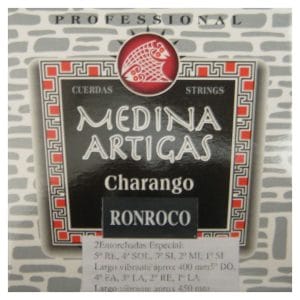 Medina Artigas Ronroco Strings - 1260 - Argentinian DGBEB Tuning - Special Wound - 400mm Scale