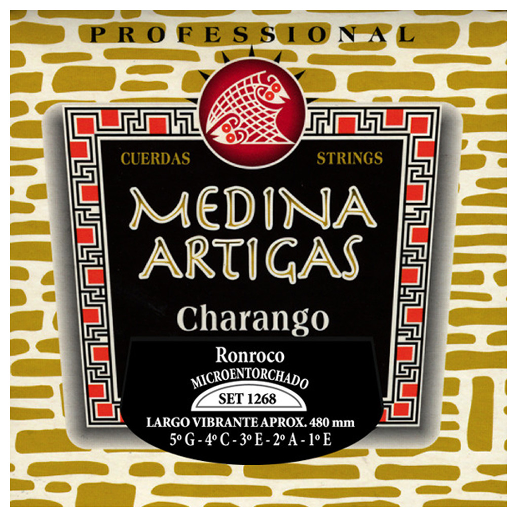 Ronroco Strings – Medina Artigas – 1268 – Bolivian GCEAE Tuning – Special Wound – 480mm Scale 1