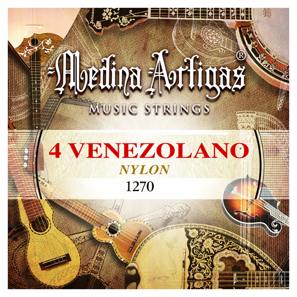 Medina Artigas Venezuelan Cuatro Strings – 1270 – Nylon Black 1