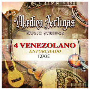 Venezuelan Cuatro Strings - Medina Artigas - 1270E - Special Wound