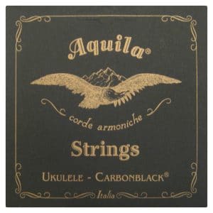 Ukulele Strings - Aquila Carbonblack - Soprano Set - Low G Tuning - GCEA - 148U