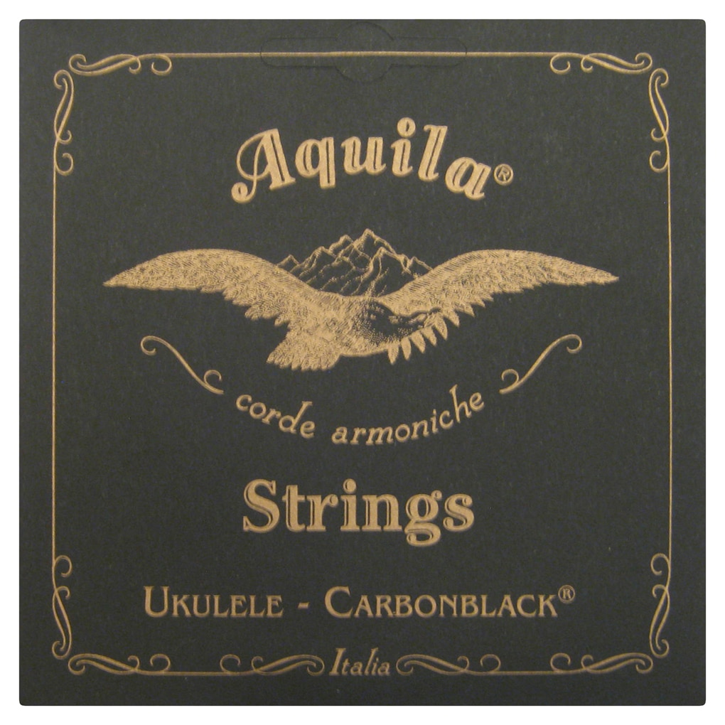 Ukulele Strings – Aquila Carbonblack – Soprano Set – Low G Tuning – GCEA – 148U 1