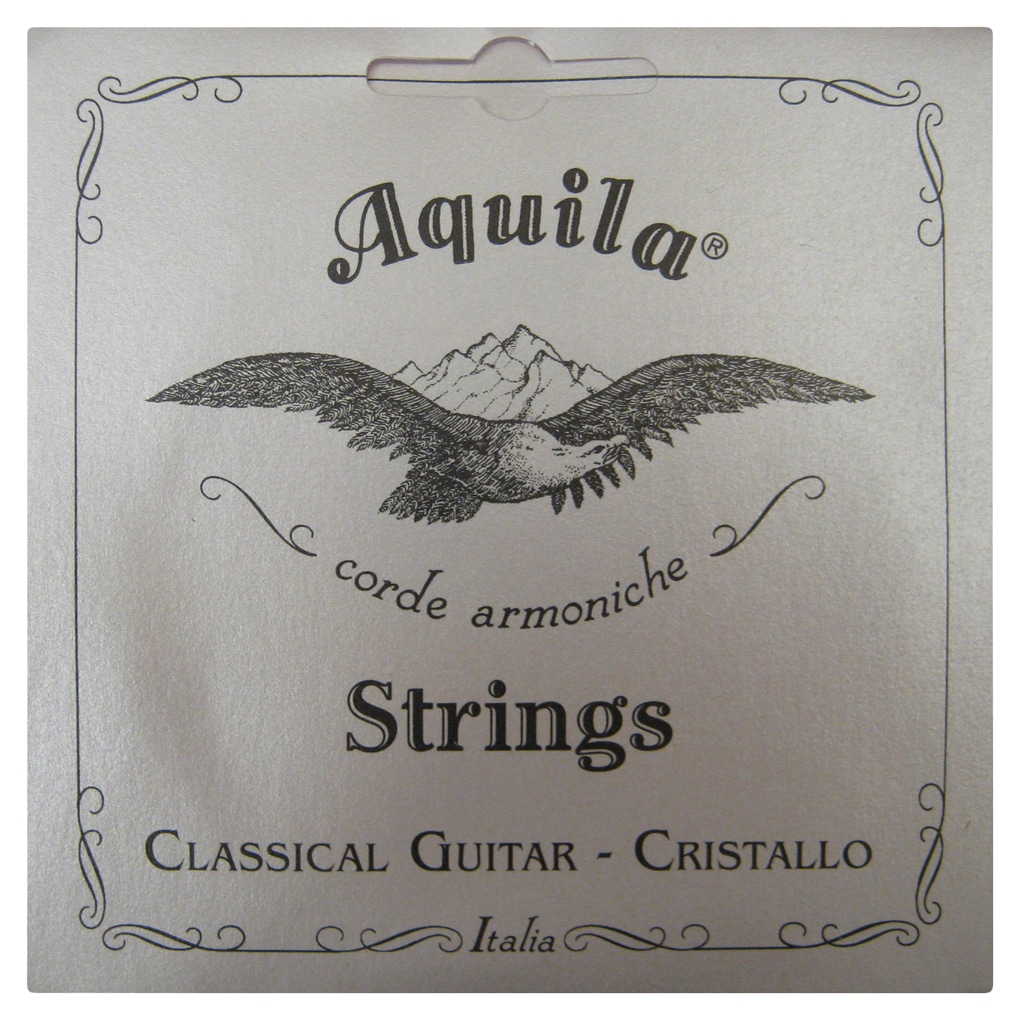 Guitar Strings – Aquila Cristallo Series – Normal Tension Basses – 4th 5th 6th Strings – Classical Guitar – 178C 1