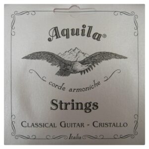 Guitar Strings - Aquila Cristallo Series - Superior Tension Trebles - 1st 2nd 3rd Strings - Classical Guitar - 181C