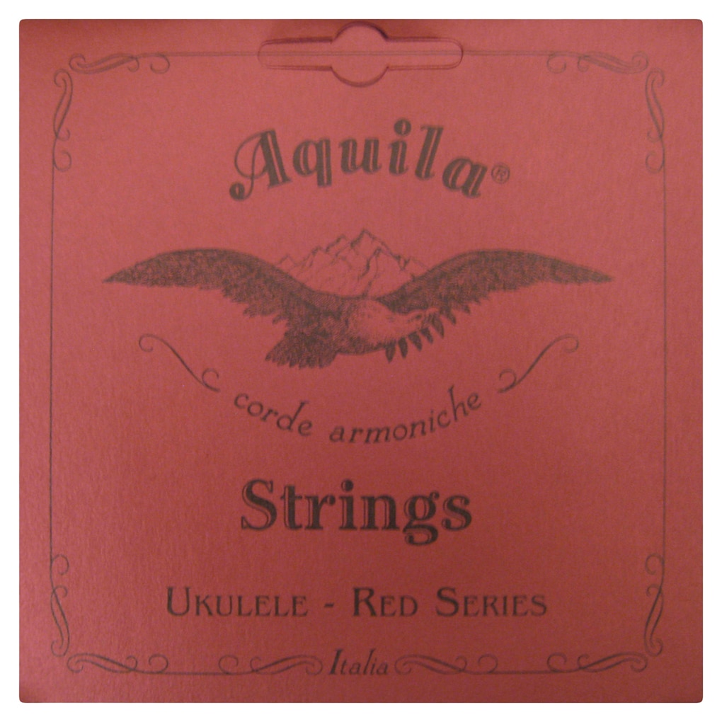 Ukulele String – Aquila Nylgut Red Series – Red Single 3rd G String For 6 And 8 String Baritone Ukulele – 108U 1