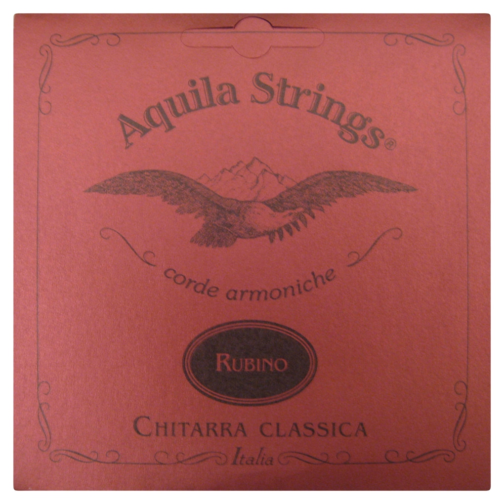 Guitar Strings Aquila Rubino Series with Red Wound Basses Classical